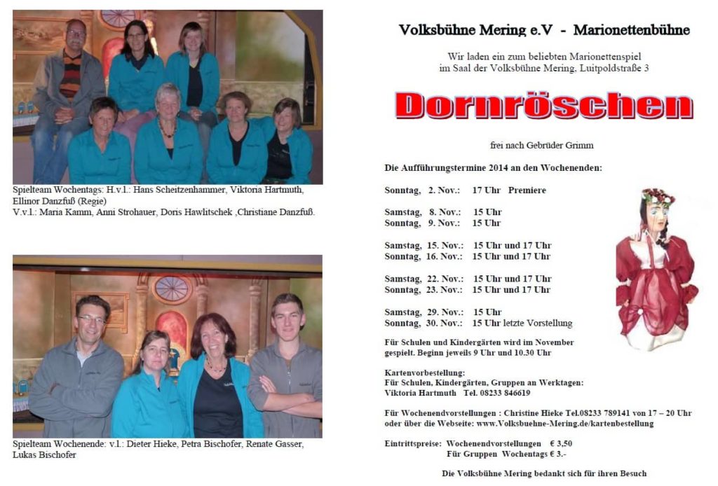 Dornröschen Programm 1